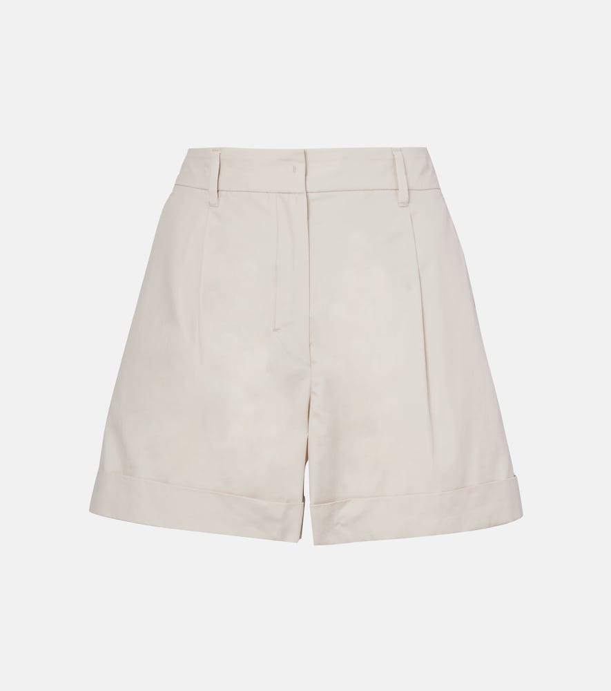 's max mara ubino cotton poplin bermuda shorts