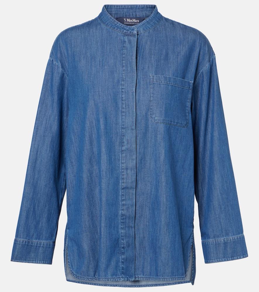's max mara unito denim top