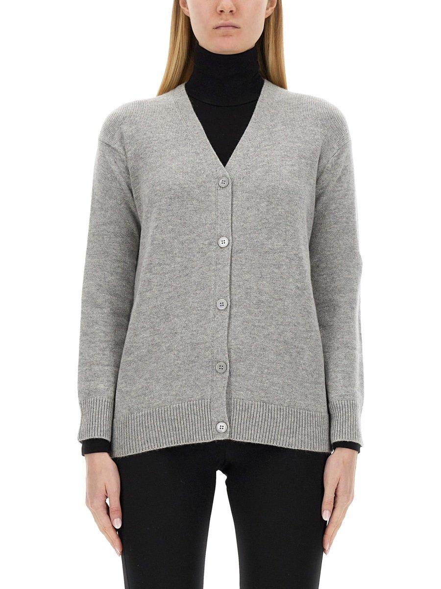 's max mara v-neck long-sleeved cardigan