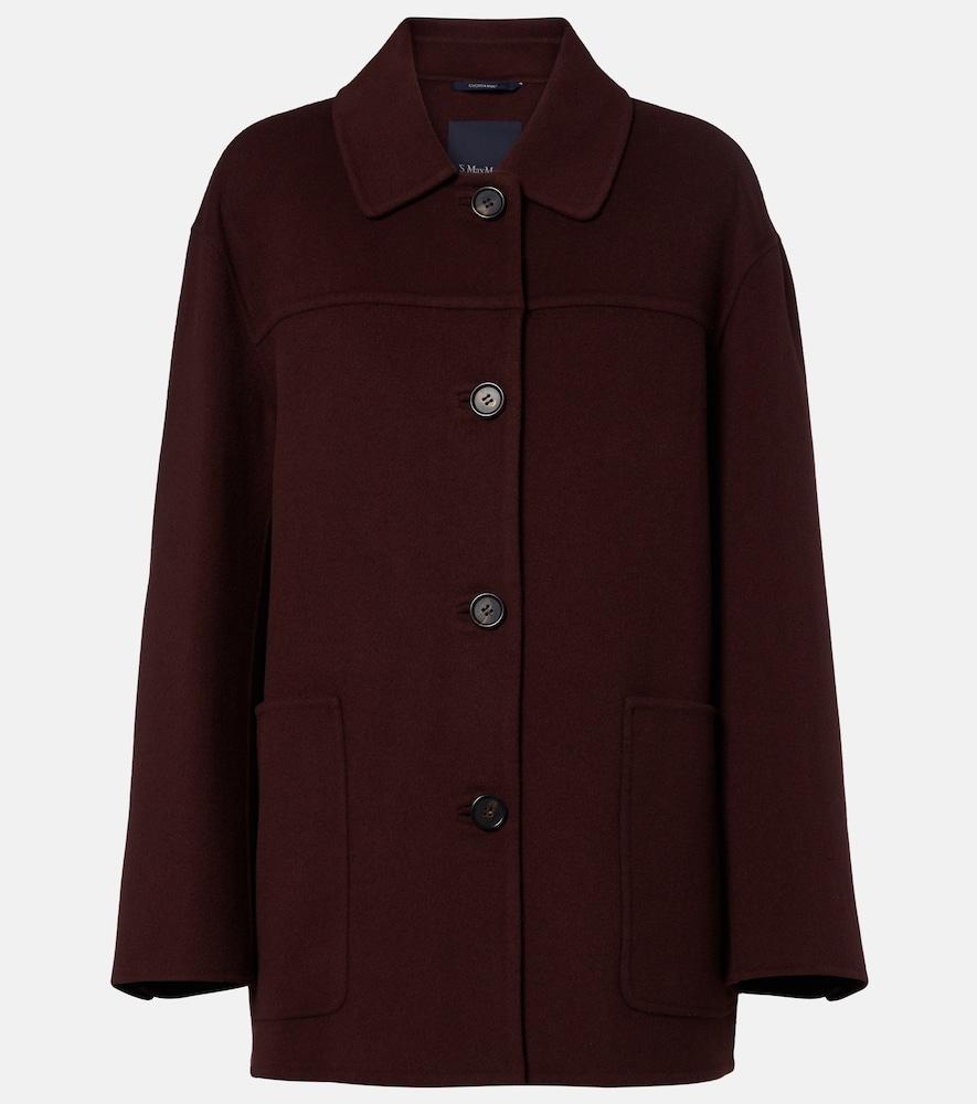 's max mara virgin wool coat
