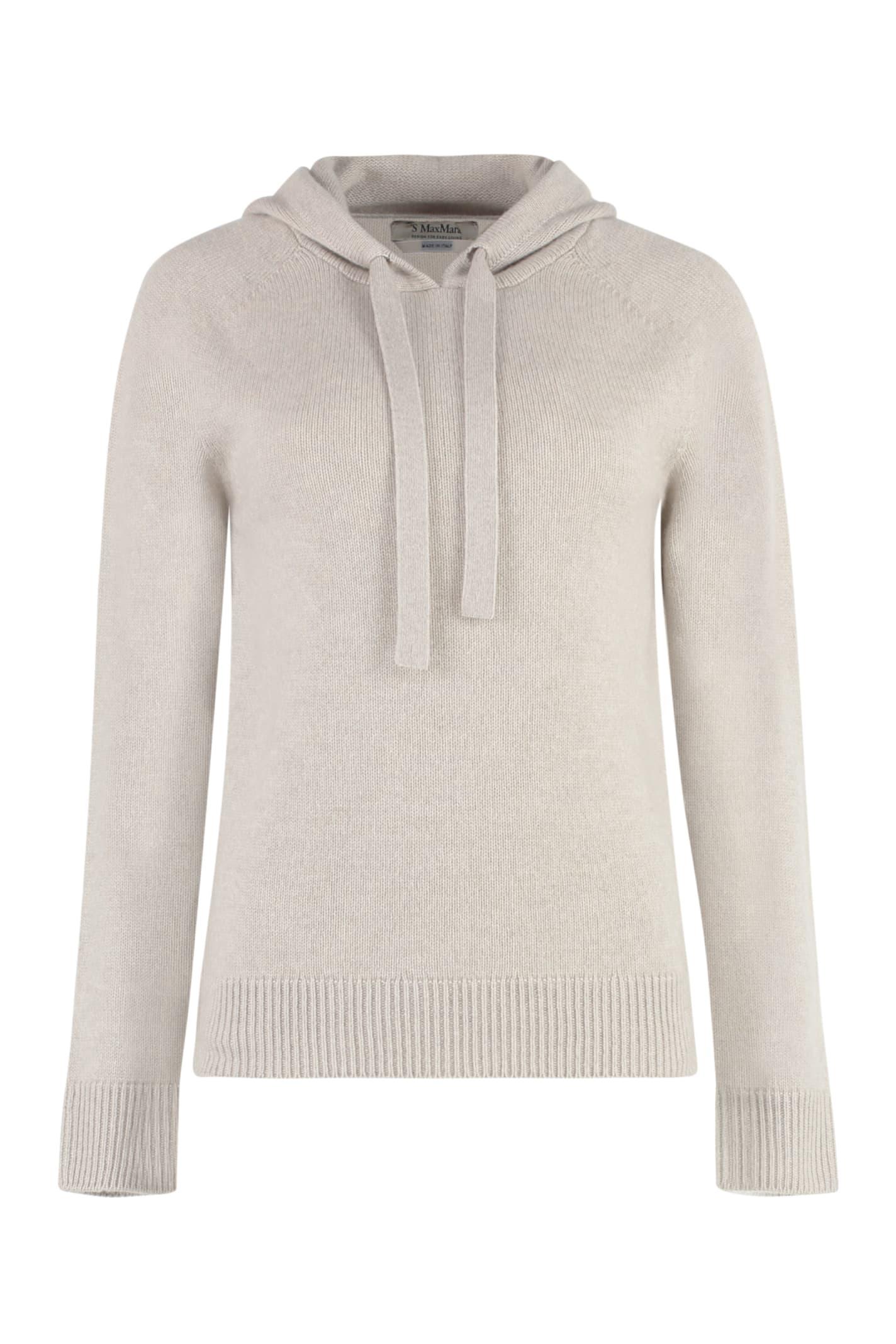 's max mara virgola knitted hoodie