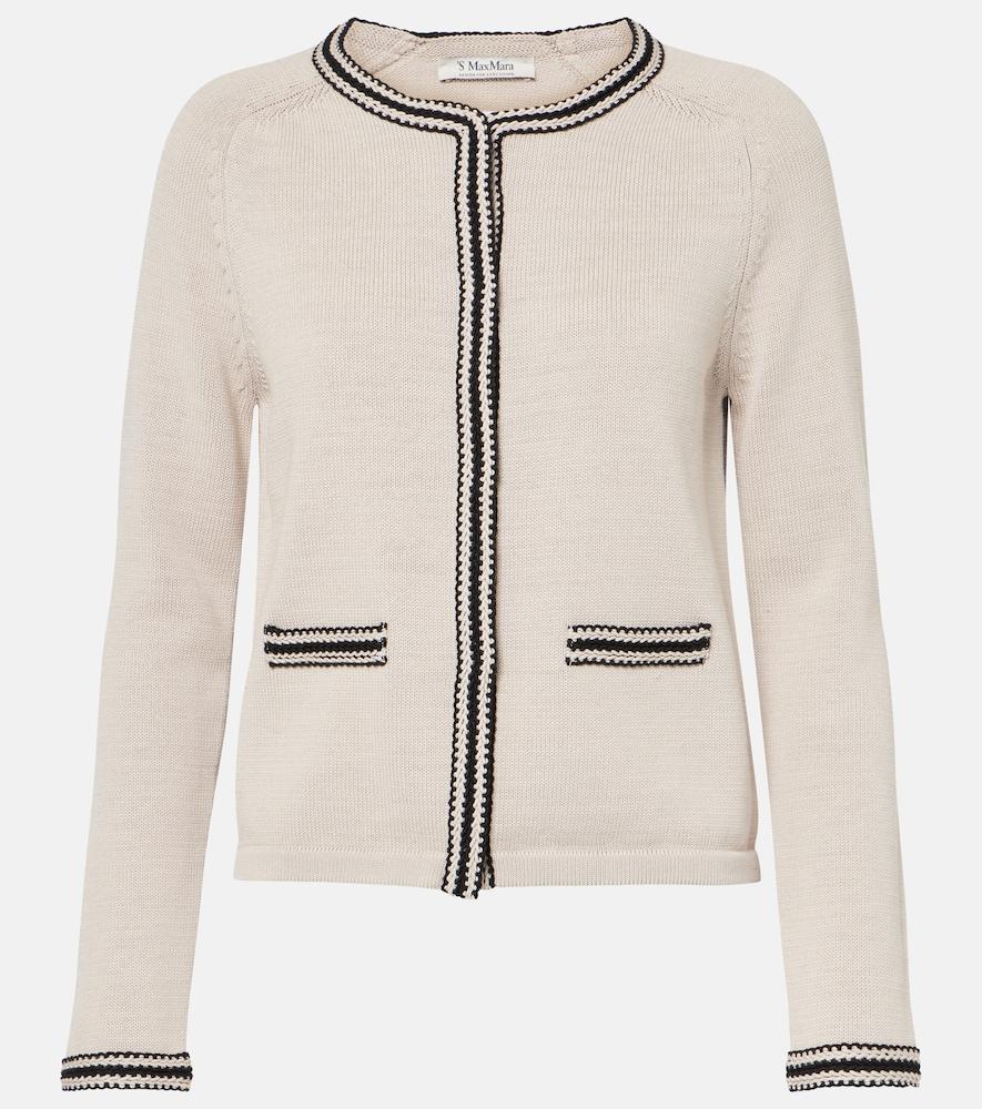 's max mara zenobia cotton cardigan