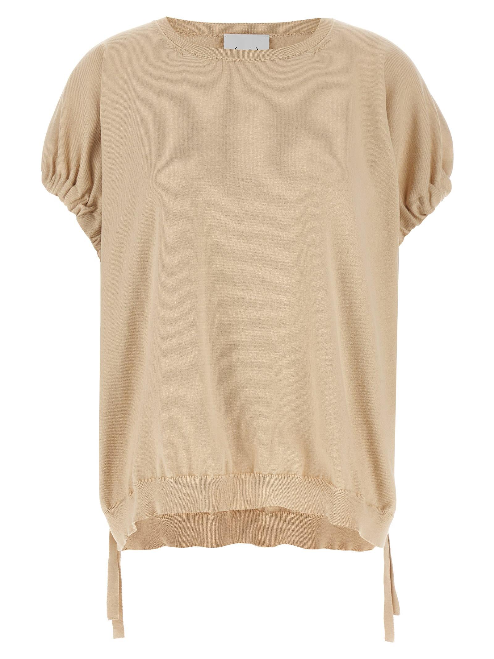 (nude) knitted t-shirt