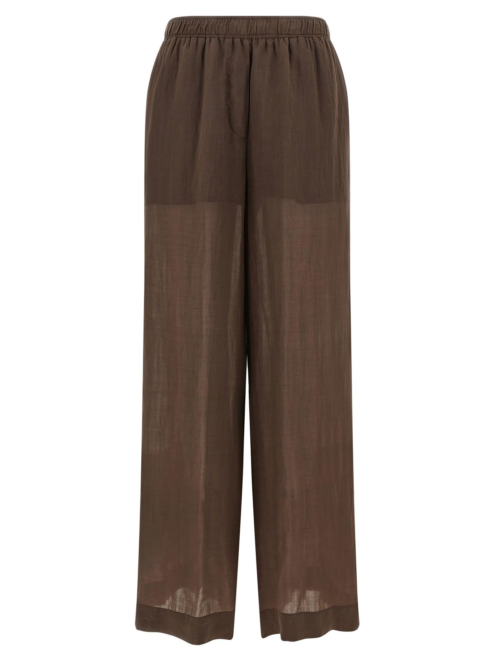 (nude) palazzo pants