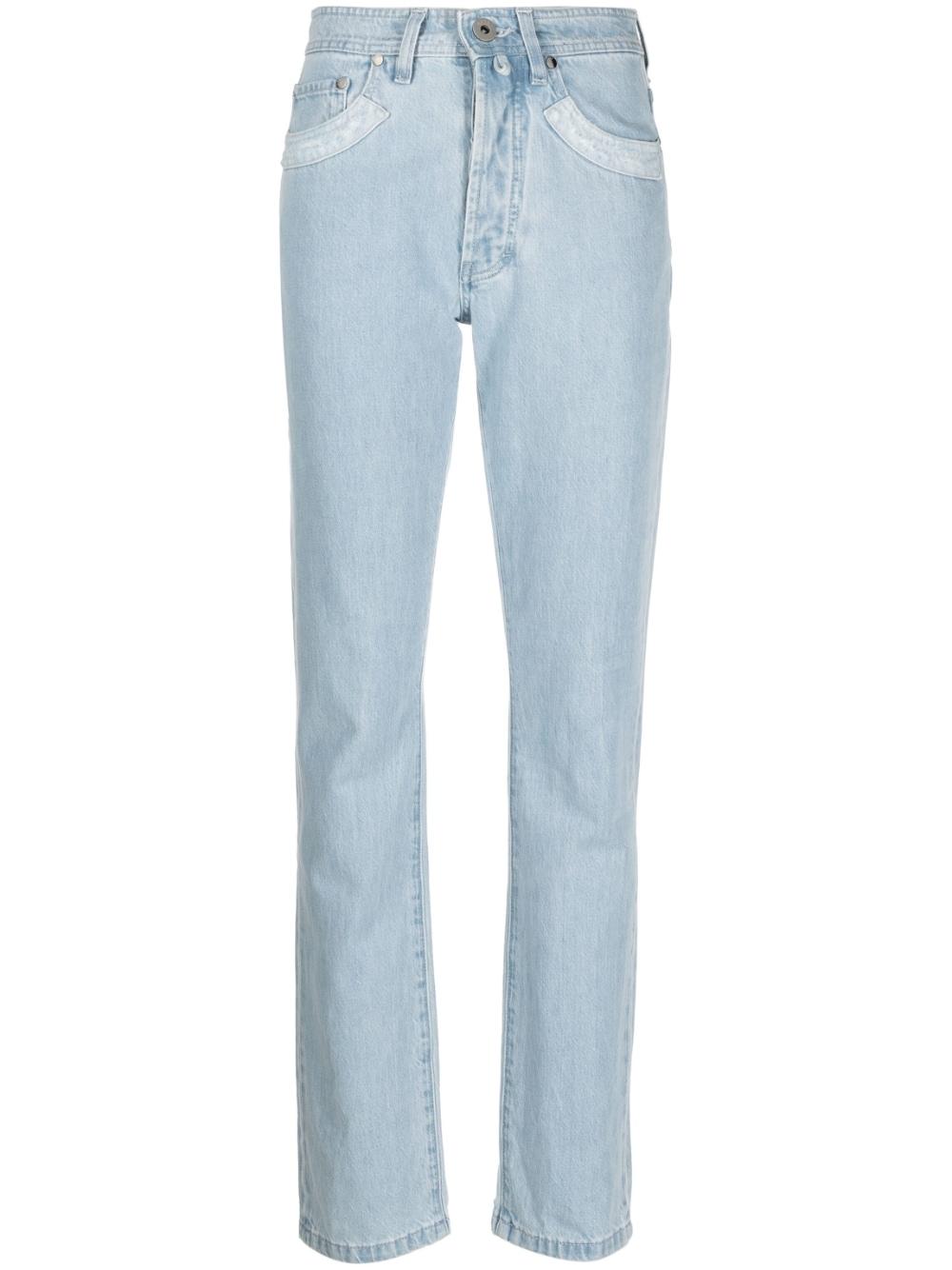 032c jeans clear blue organic cotton - women