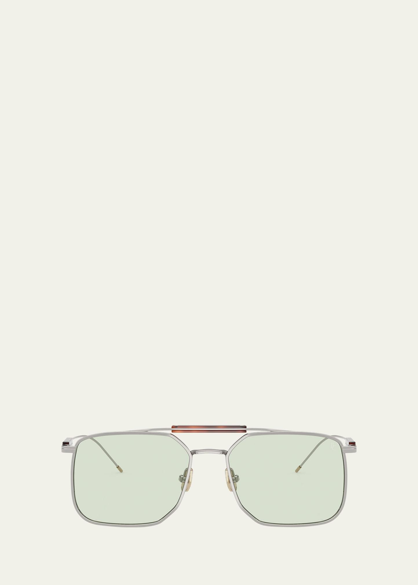 0bc2005st square metal sunglasses