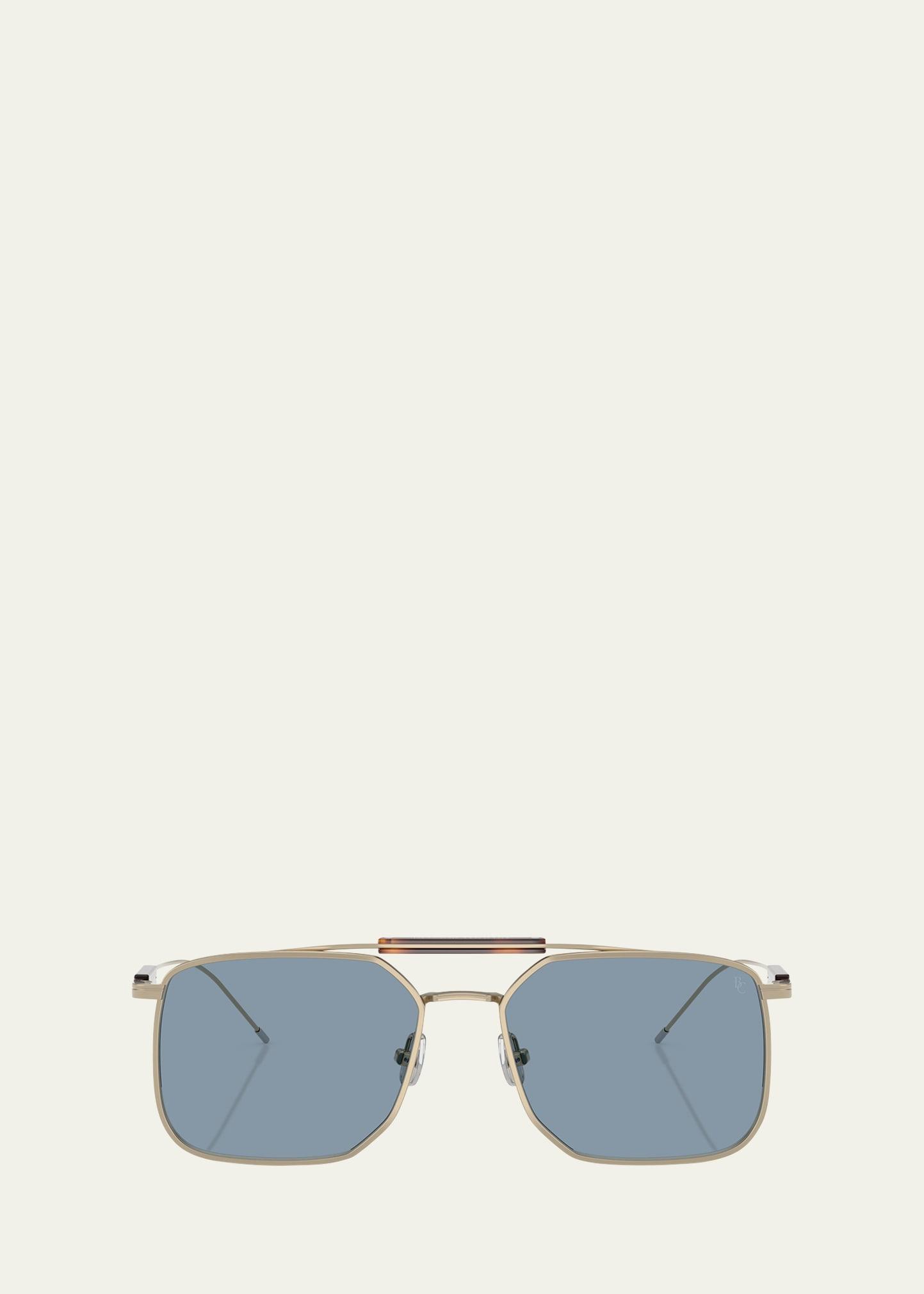 0bc2005st square metal sunglasses