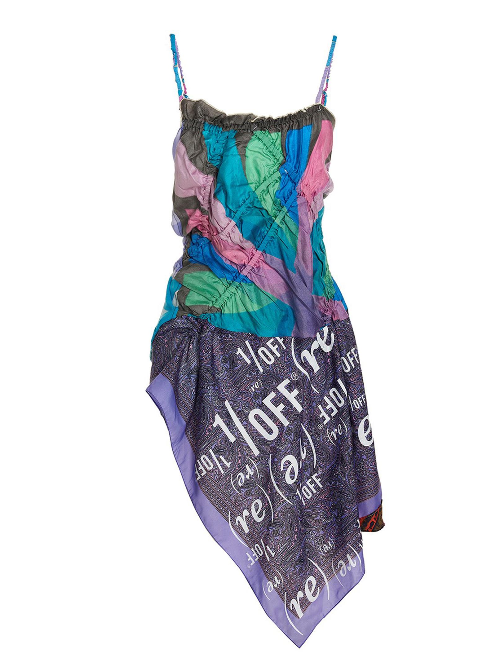 1/off slip scarf dress multicolor - women