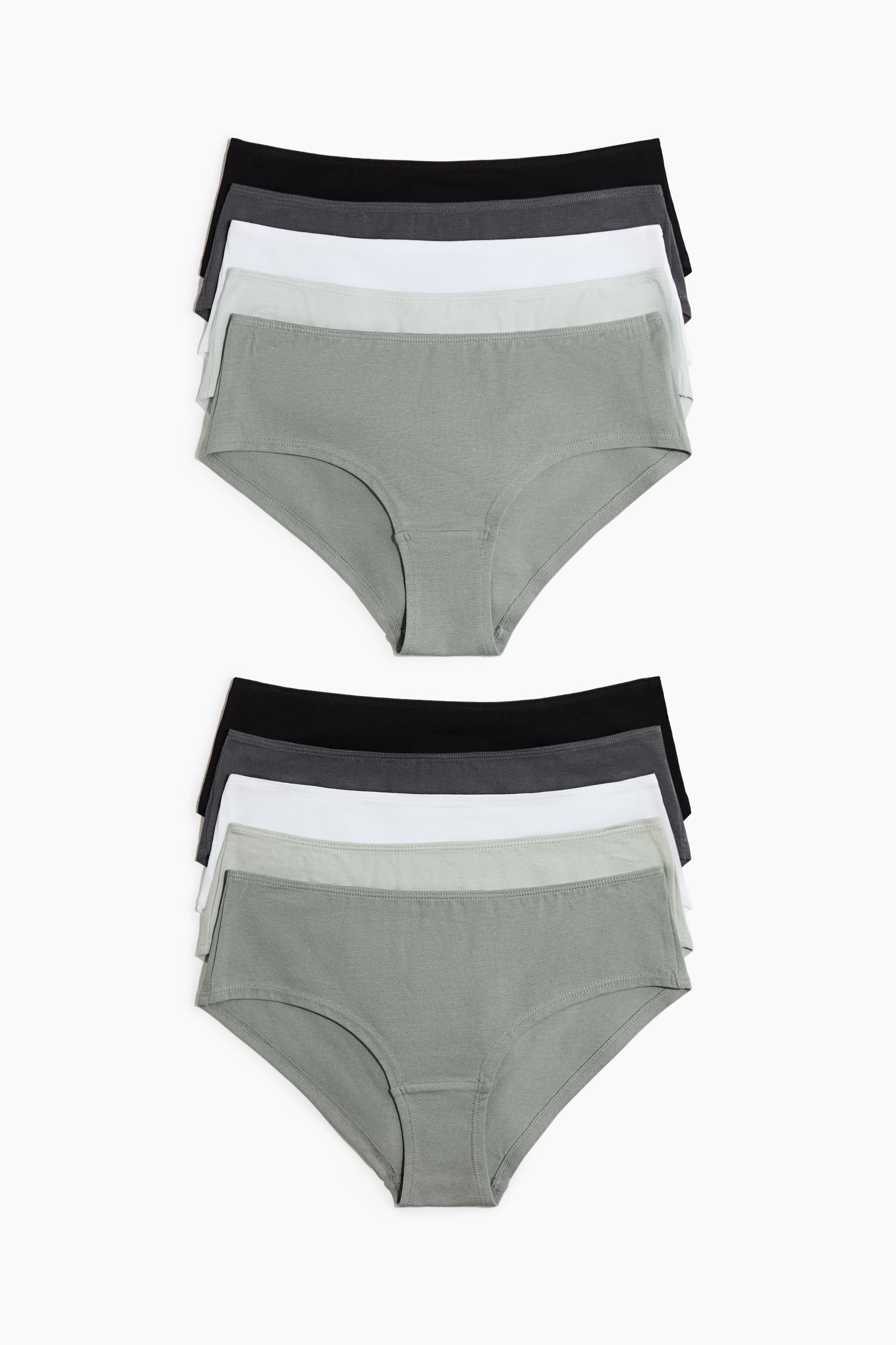 10-pack cotton hipster briefs