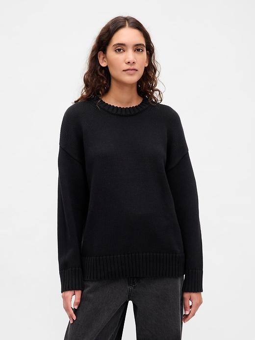 100% cotton oversized sweater