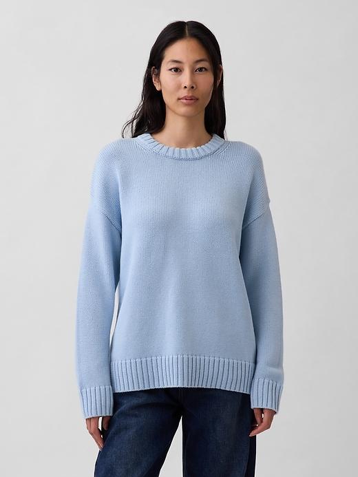 100% cotton oversized sweater