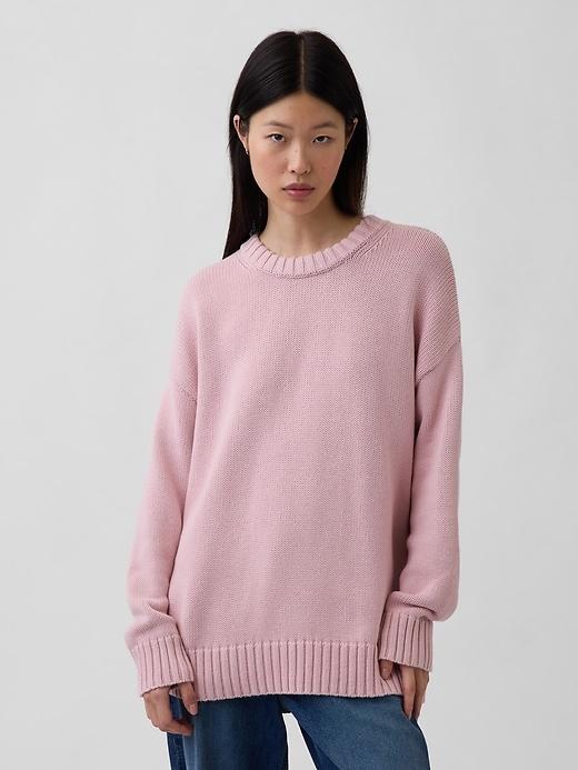 100% cotton oversized sweater