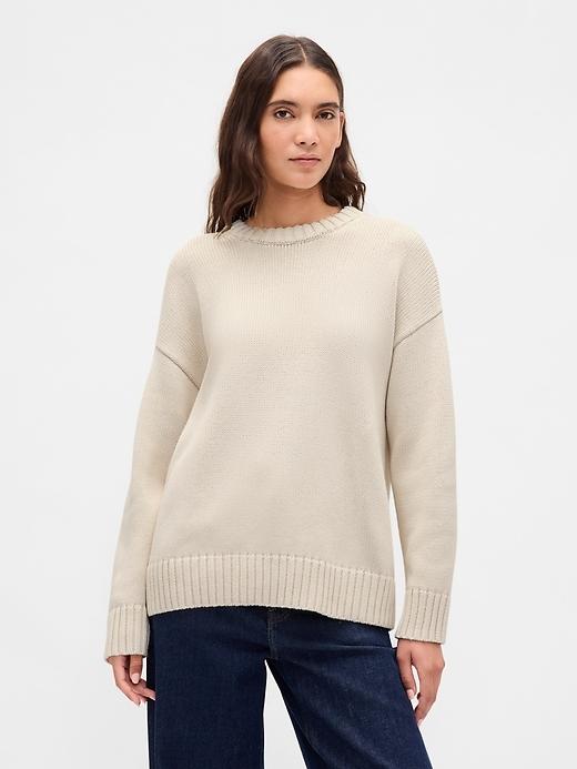 100% cotton oversized sweater