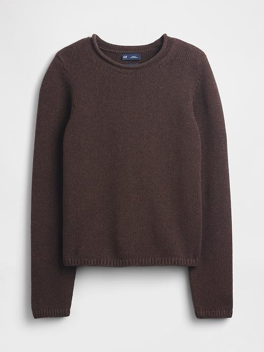 100% cotton rollneck sweater