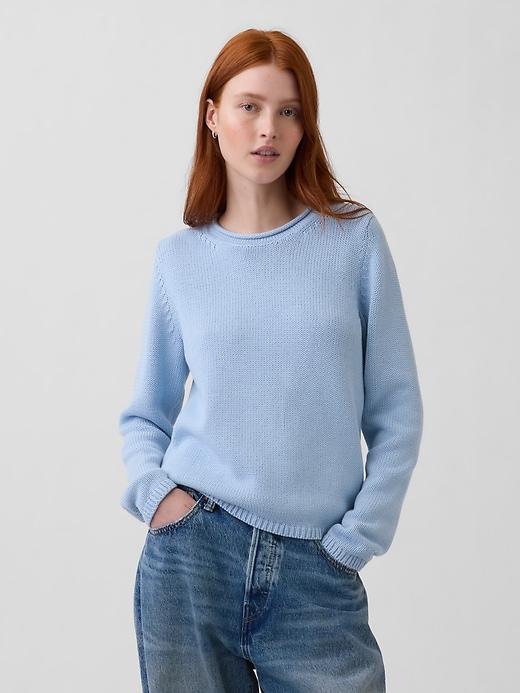 100% cotton rollneck sweater
