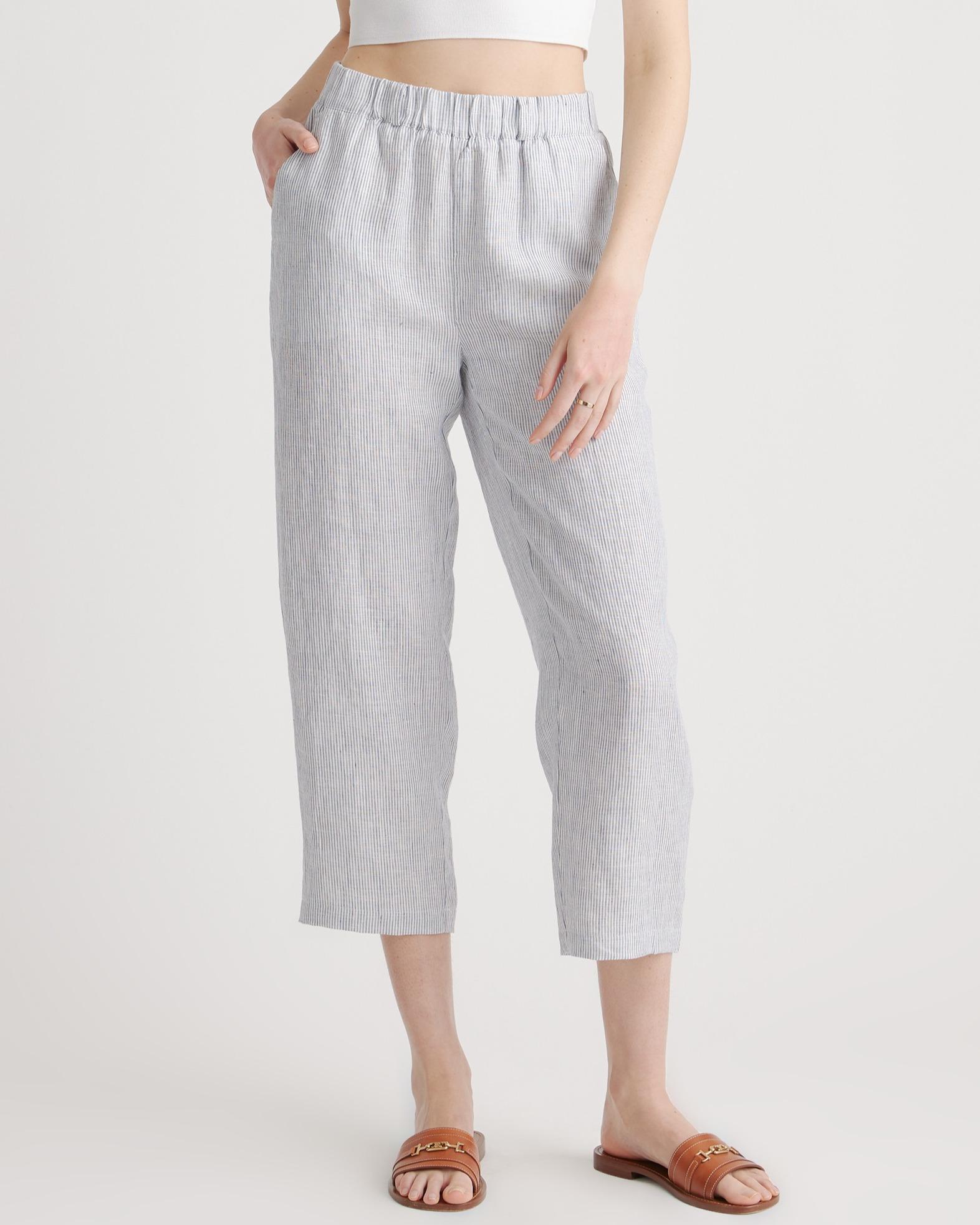 100% european linen pants