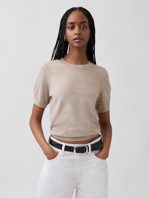 100% merino wool sweater top