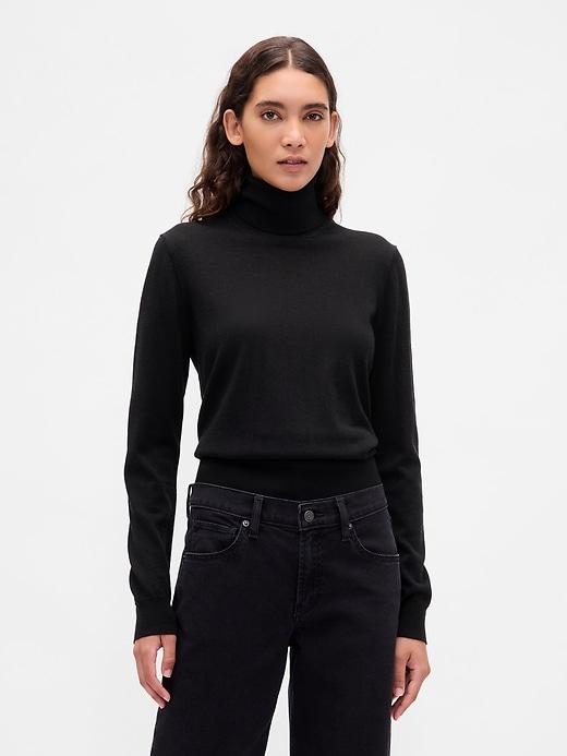 100% merino wool turtleneck sweater