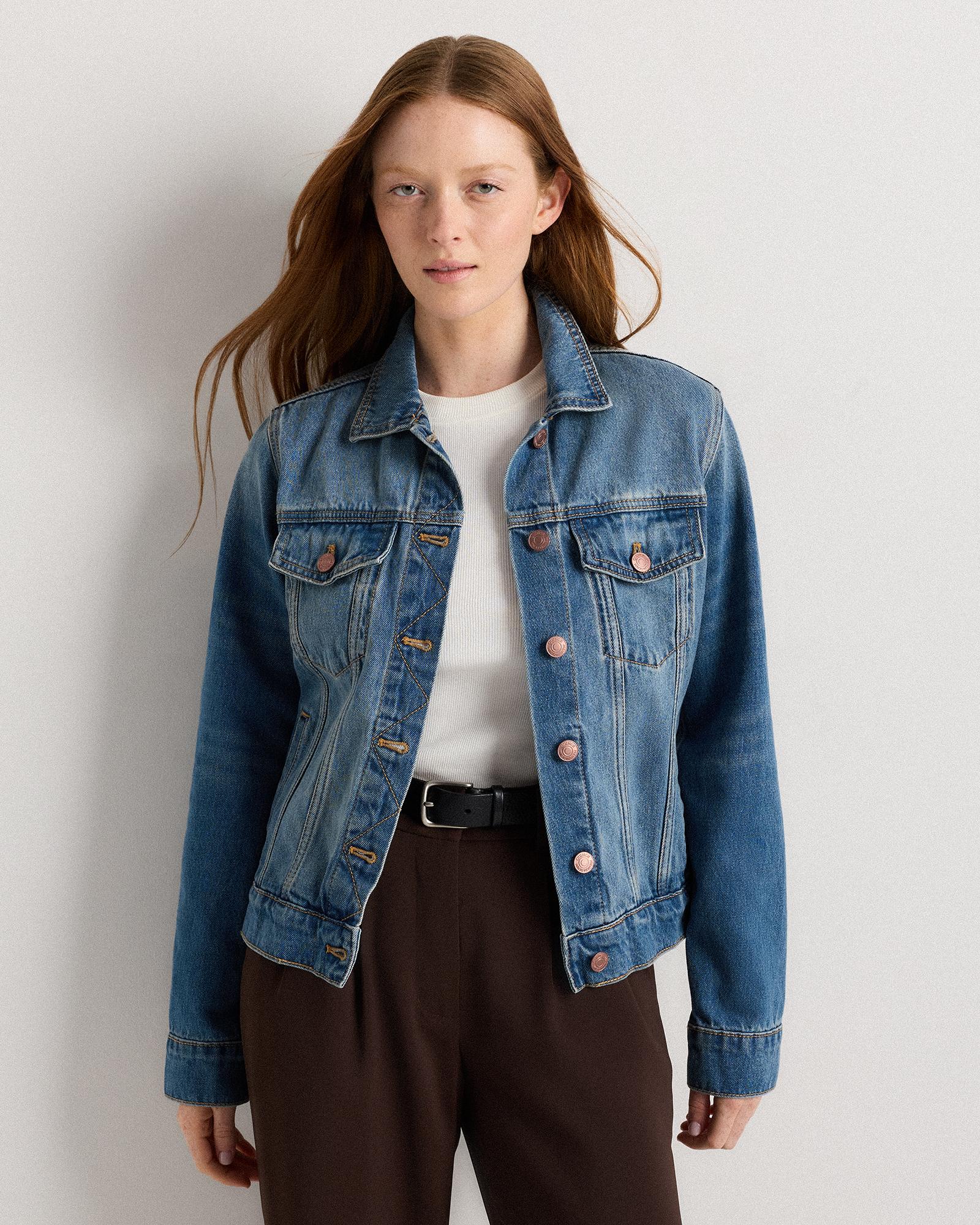 100% organic cotton denim jacket