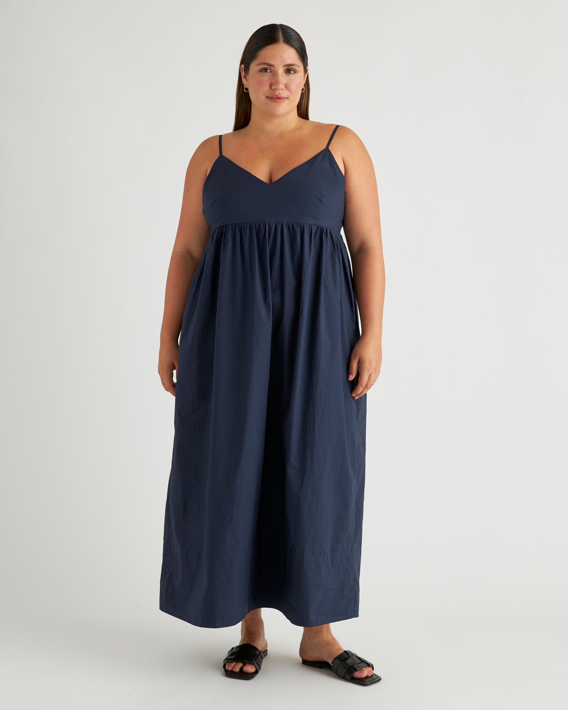 100% organic cotton sleeveless maxi dress