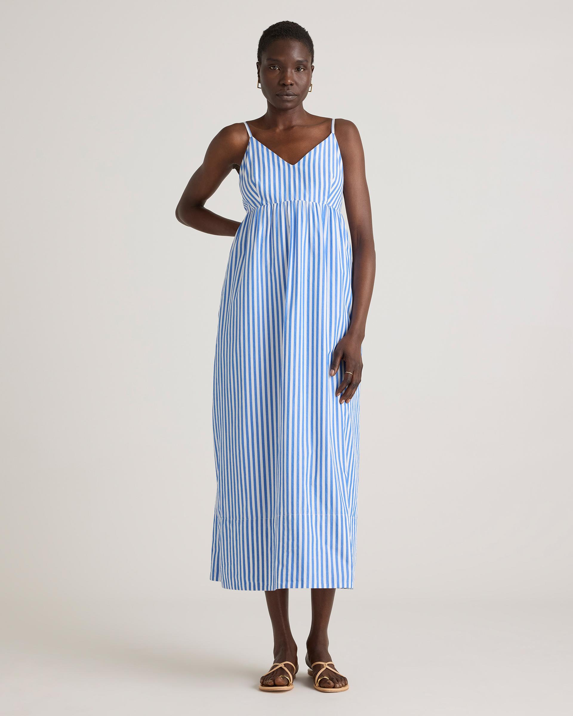 100% organic cotton sleeveless maxi dress
