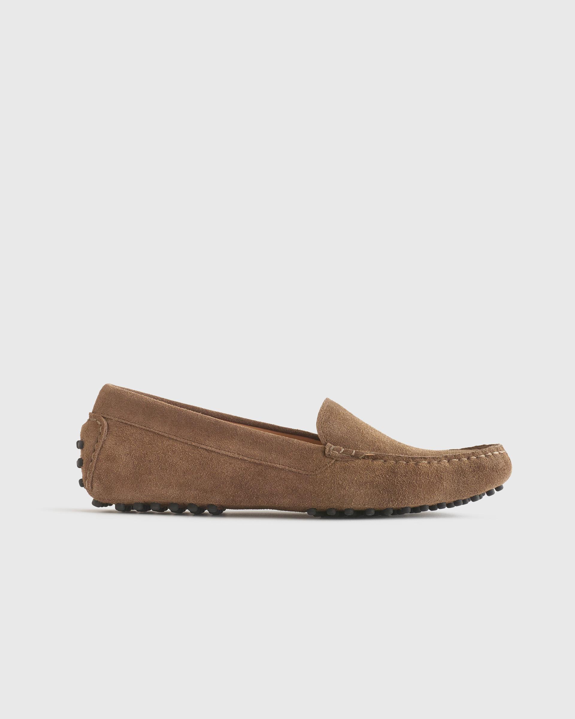 100% suede driver loafer
