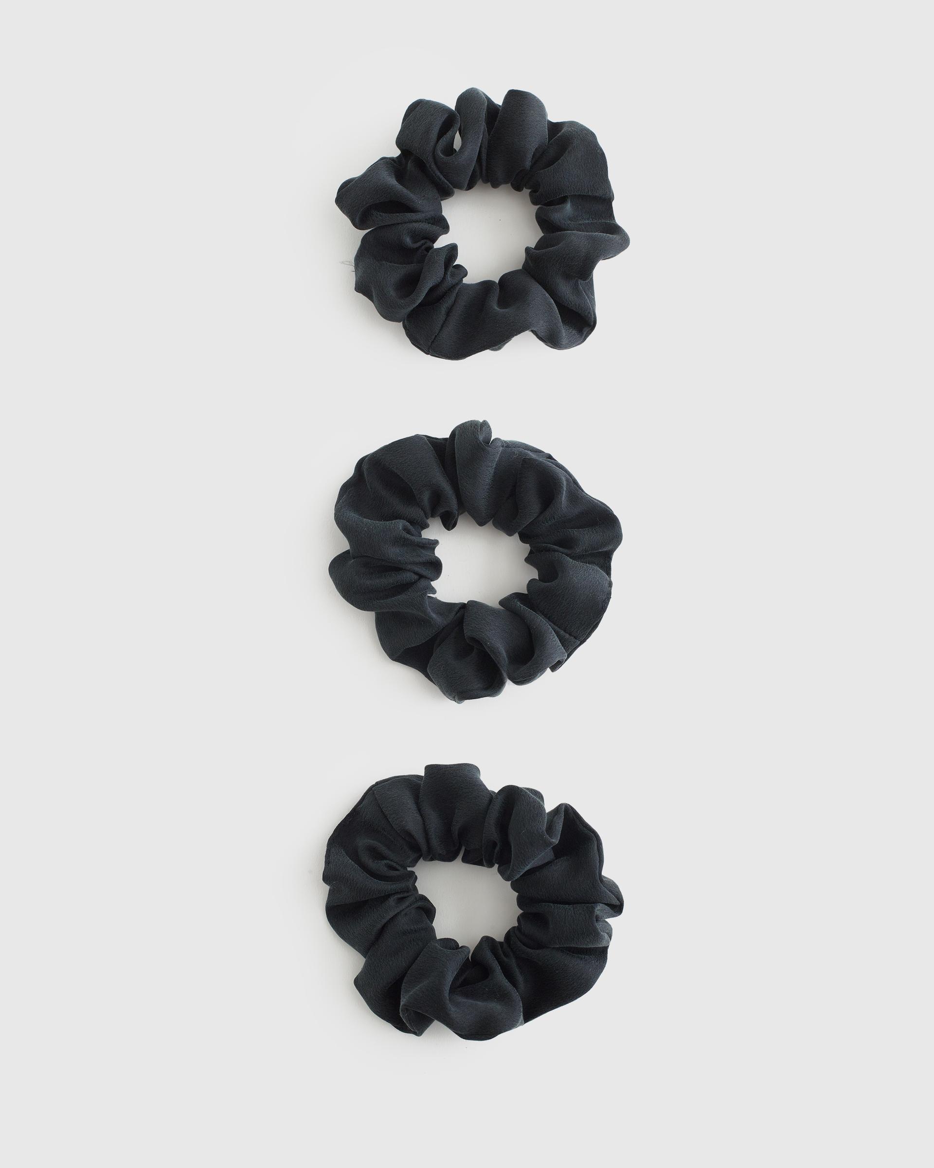 100% washable silk scrunchies