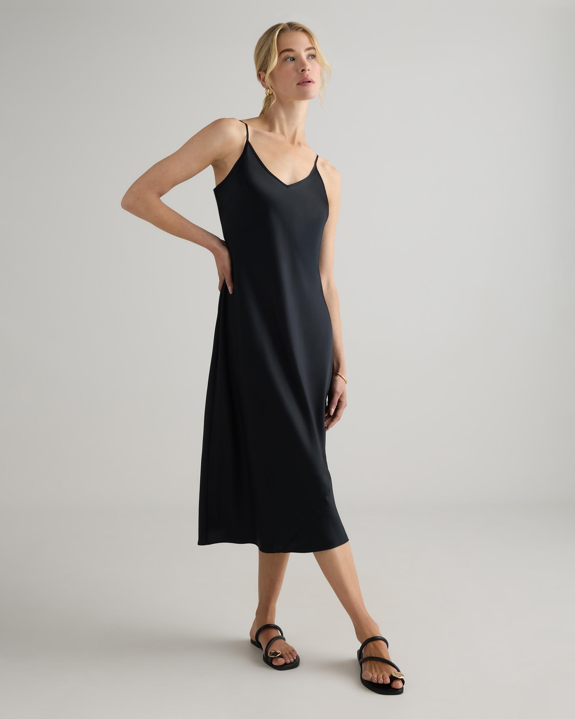 100% washable silk slip dress
