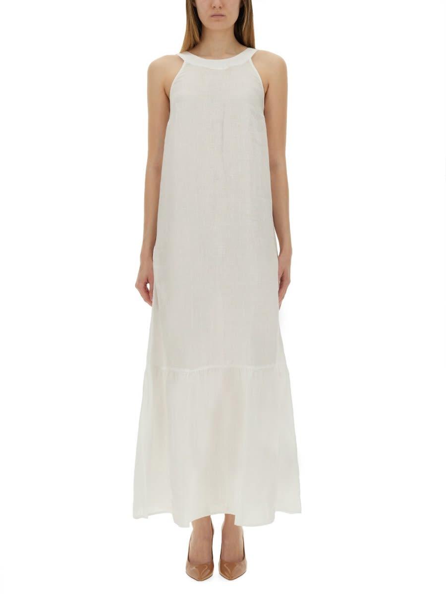 120% lino long linen dress