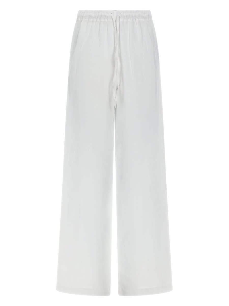 120% lino pantalone ampio in lino