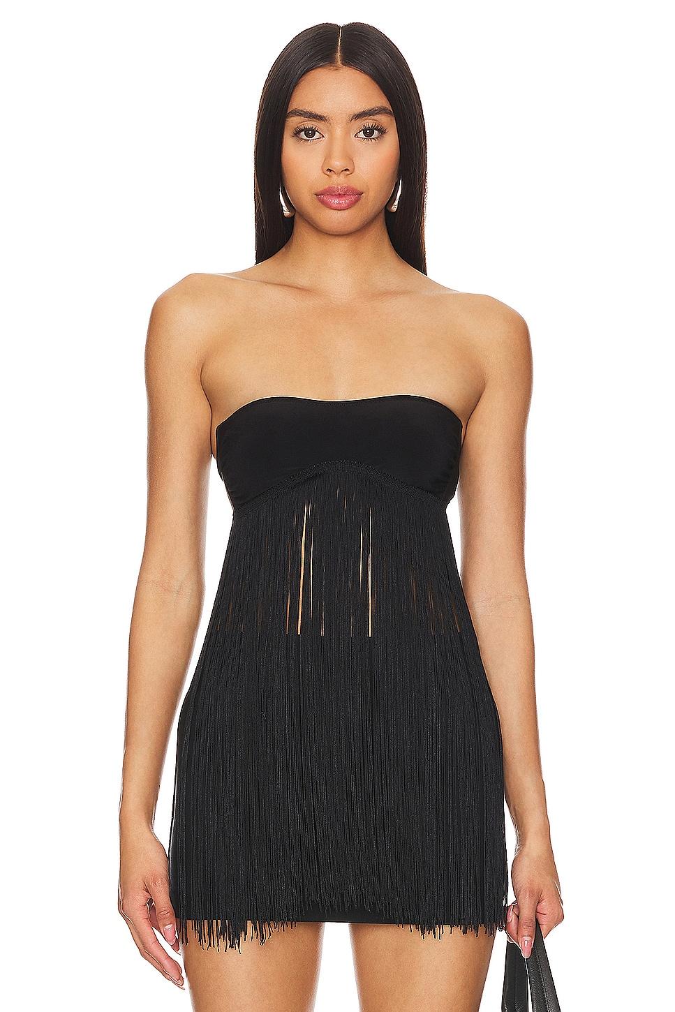 18" fringe sunglass bra & high leg eric bottom