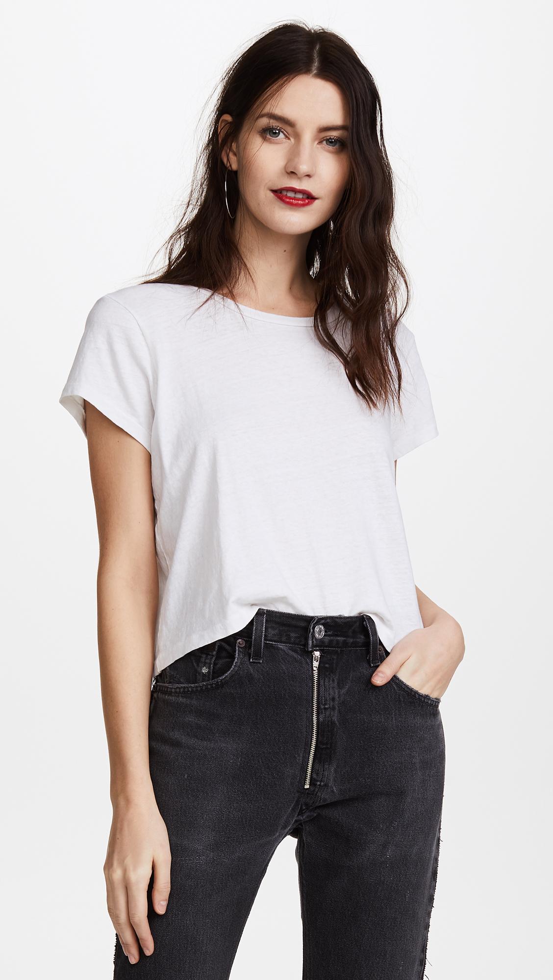 1950's boxy crop tee