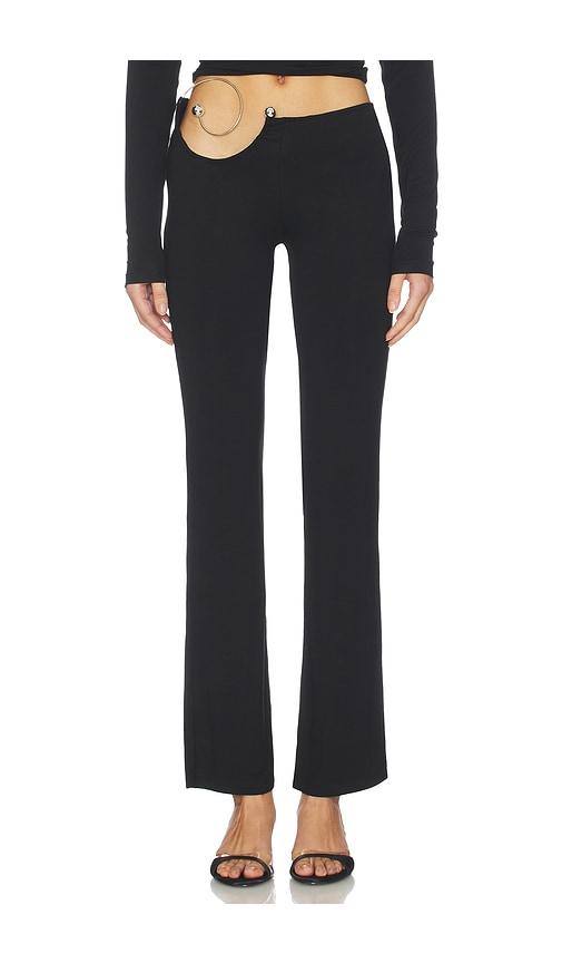 1xblue spiral trouser in black.