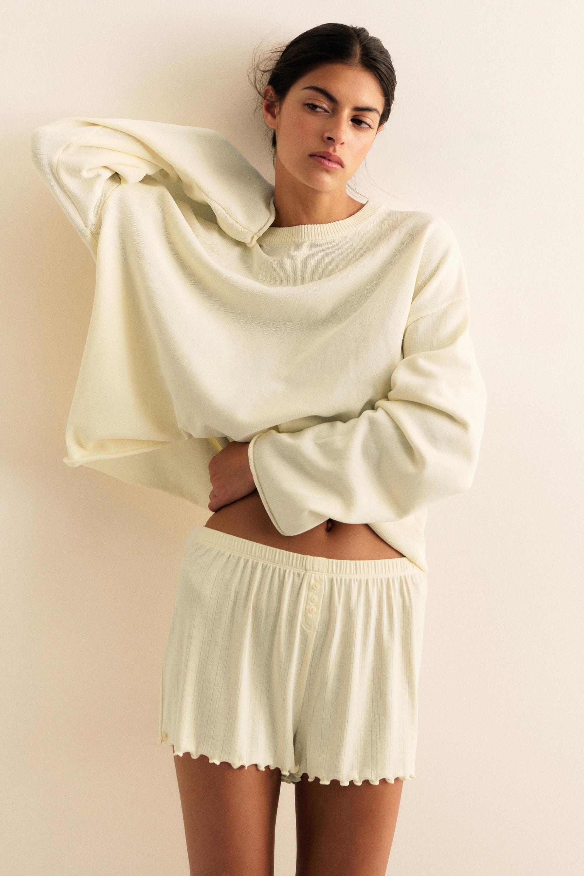 2-pack pointelle pajama shorts