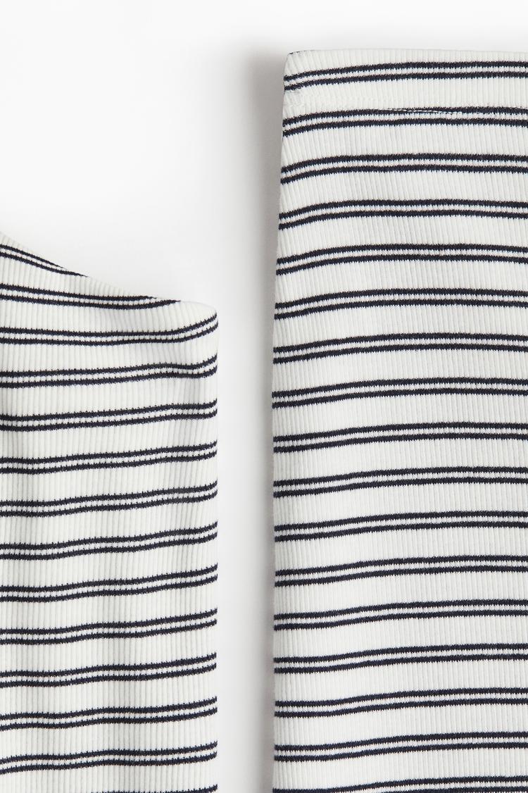 2-piece ribbed top and pants set