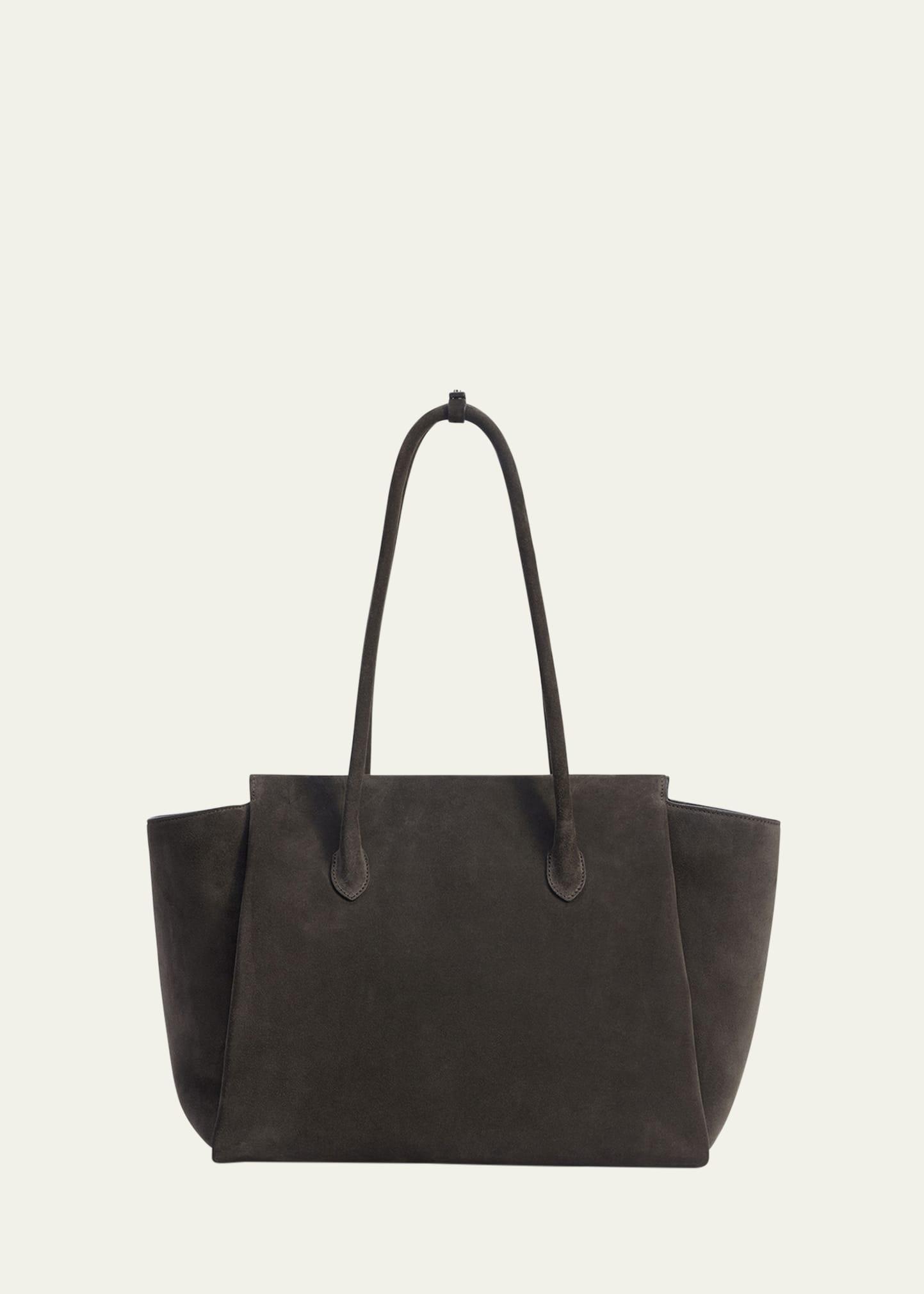 24 suede shoulder bag