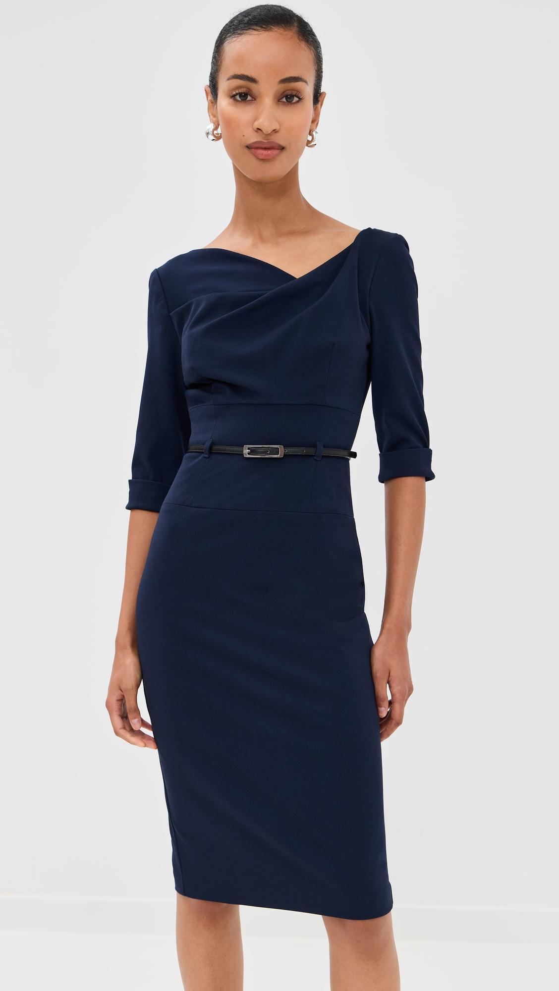 3/4 sleeve jackie o dress