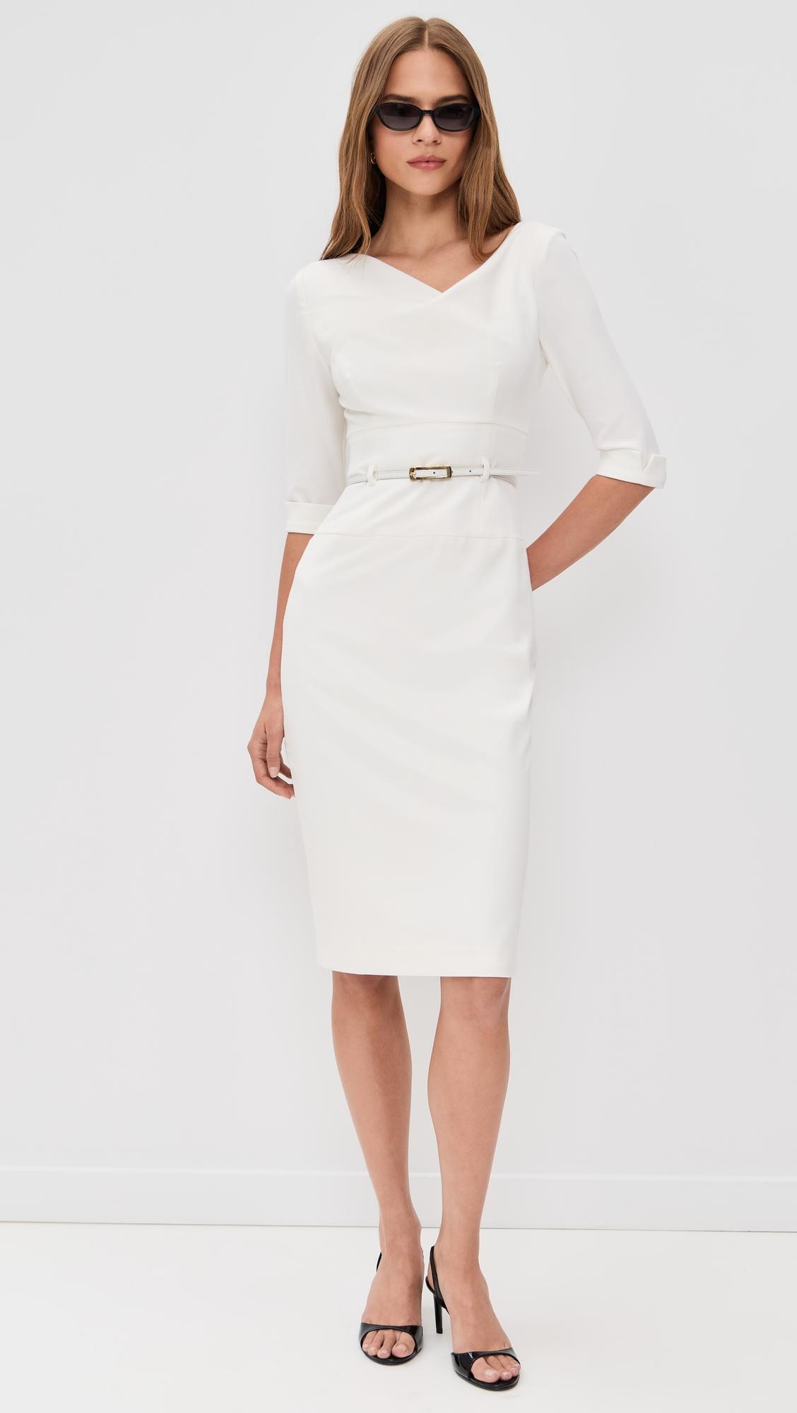 3/4 sleeve jackie o dress