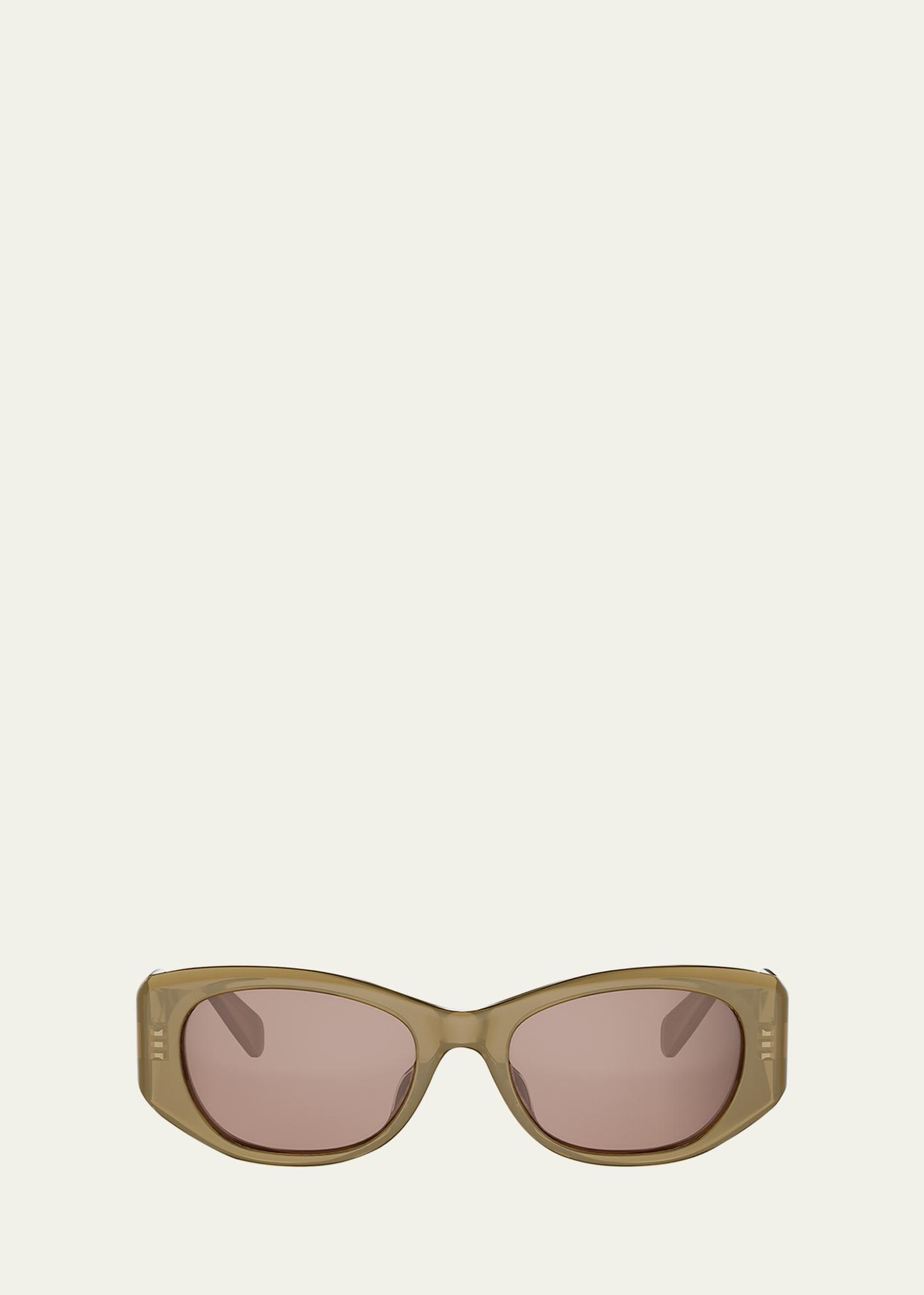 3 dots oval sunglasses