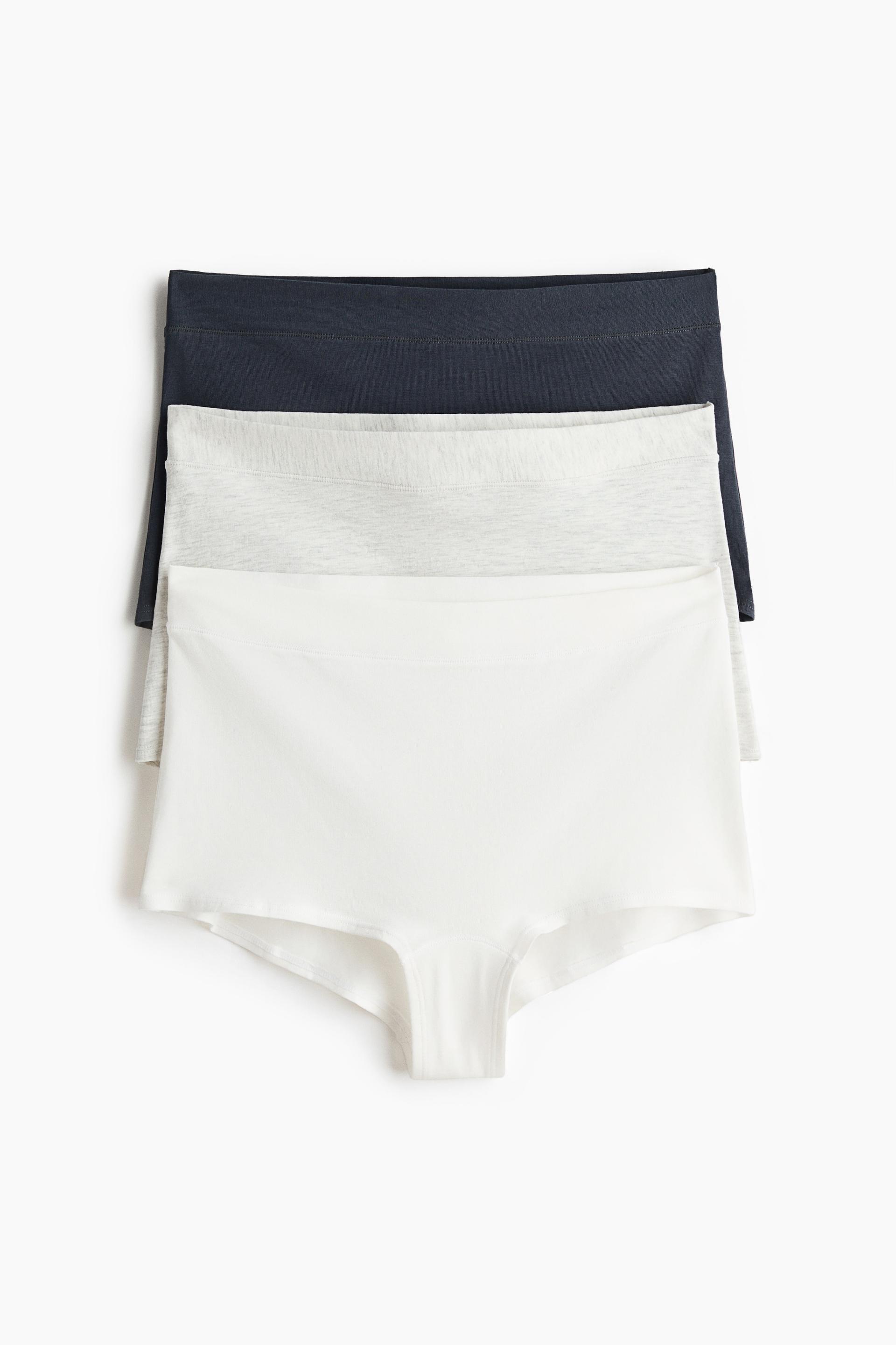 3-pack cotton shortie briefs