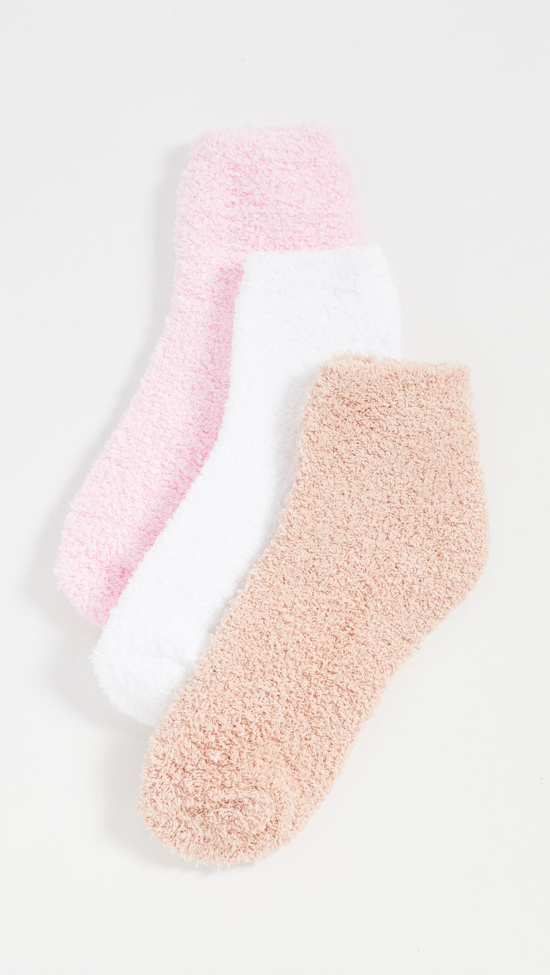 3 pack cozy ankle socks