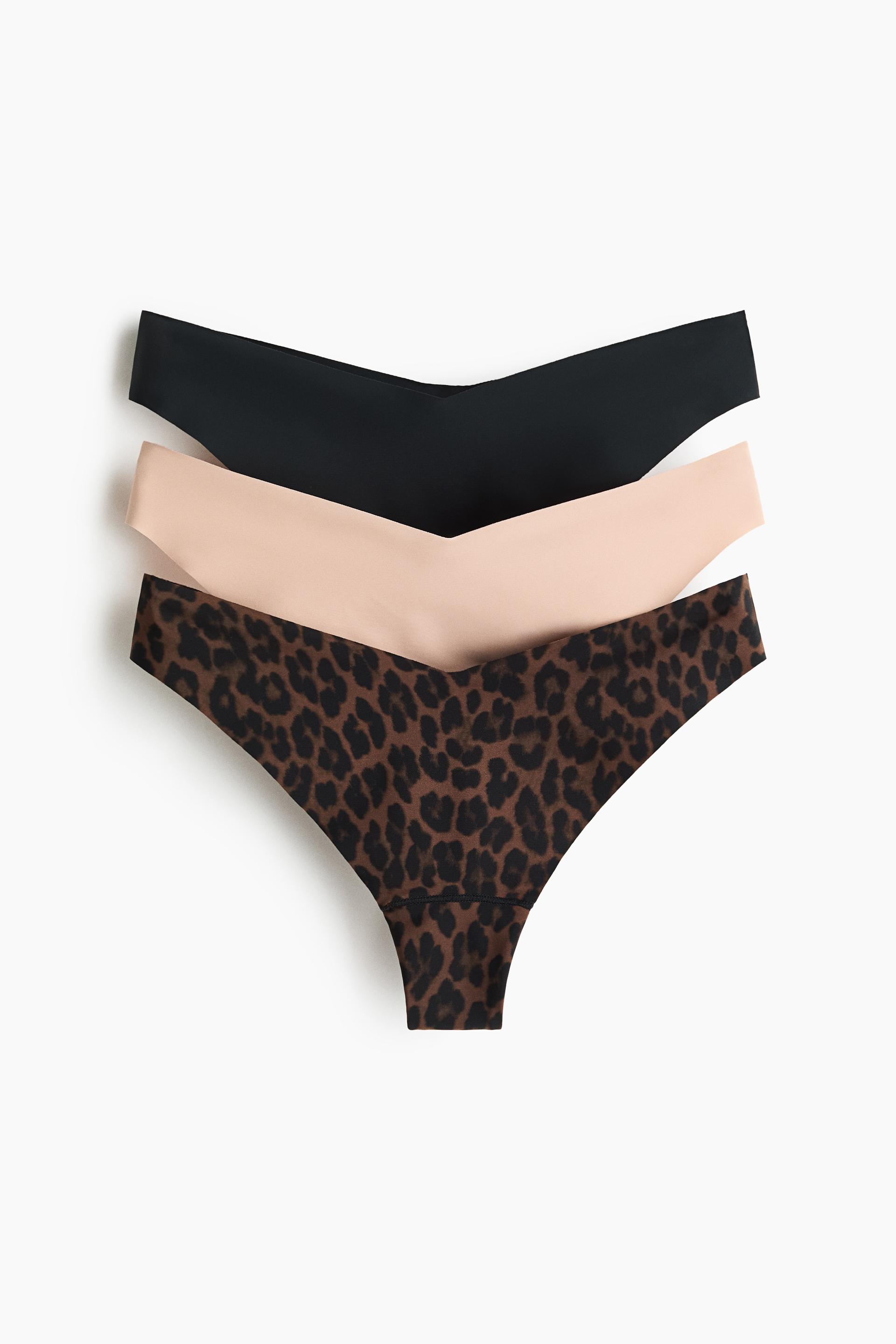 3-pack invisible thong briefs