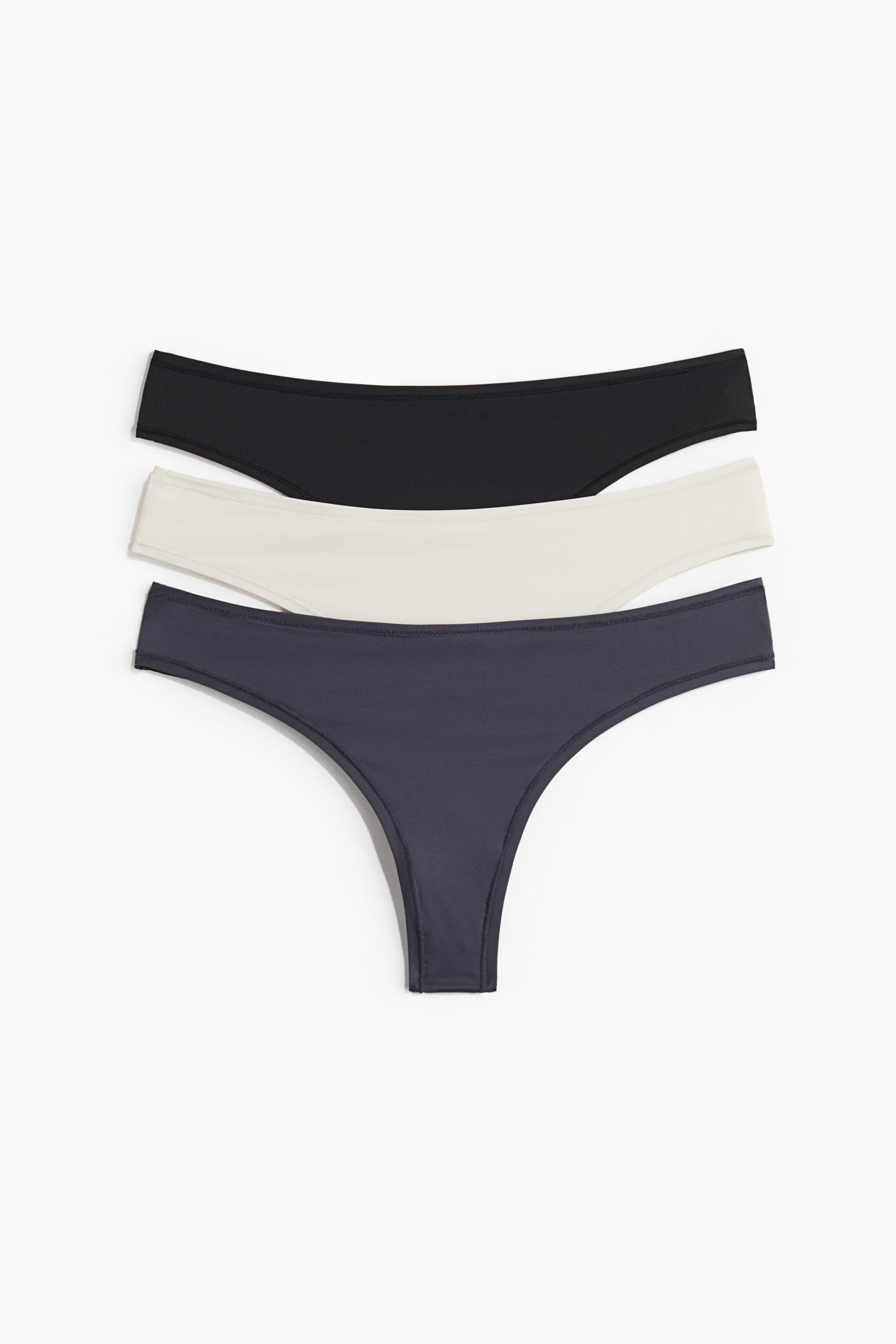 3-pack microfiber brazilian briefs