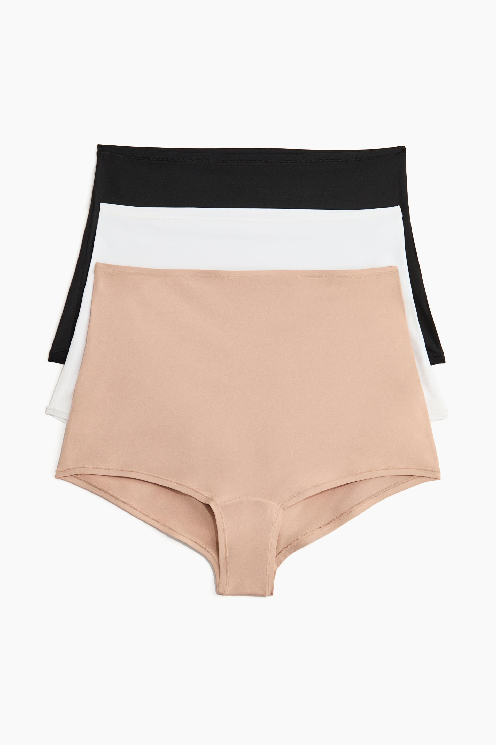 3-pack microfiber shortie briefs