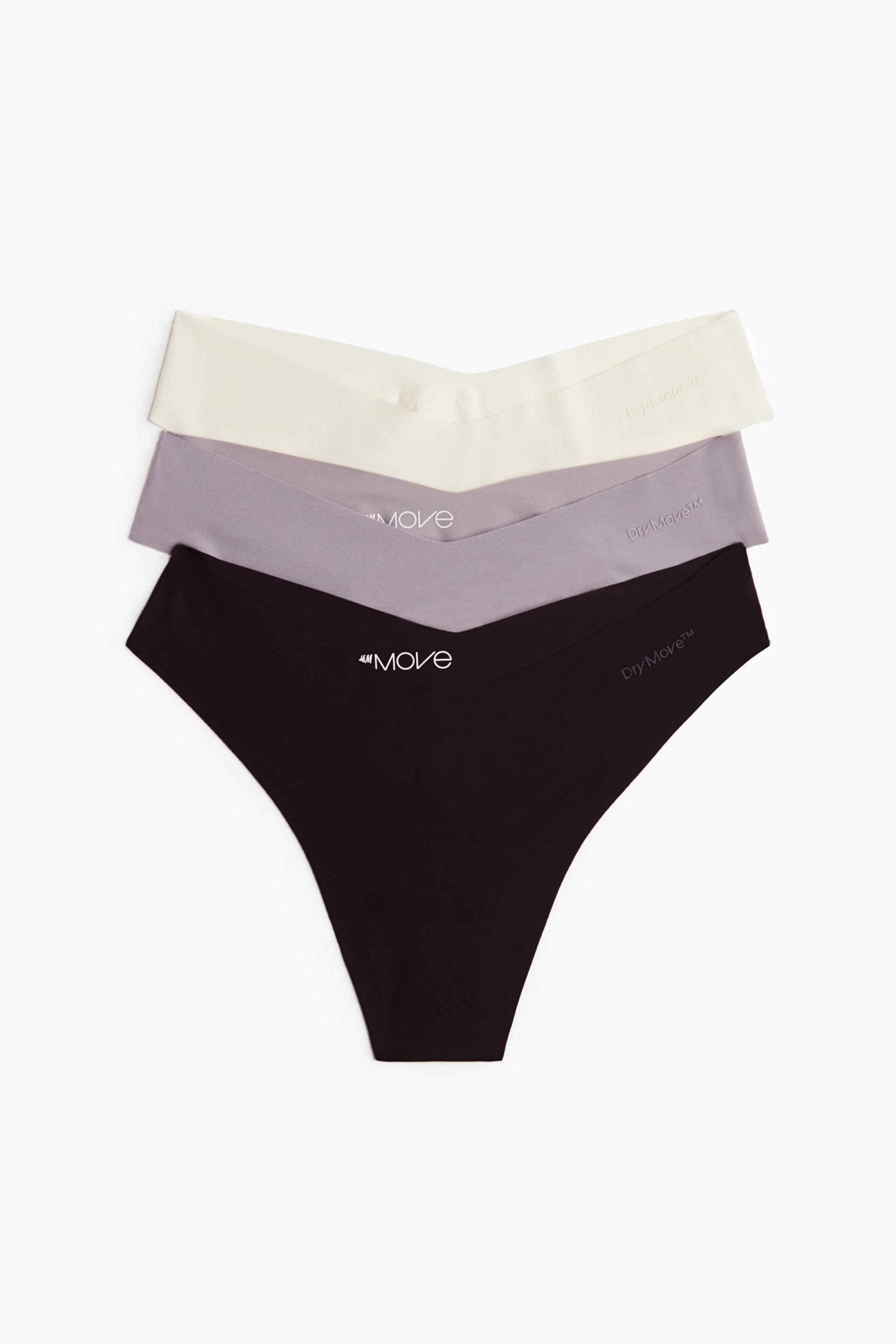 3-pack sports thong briefs with drymove™