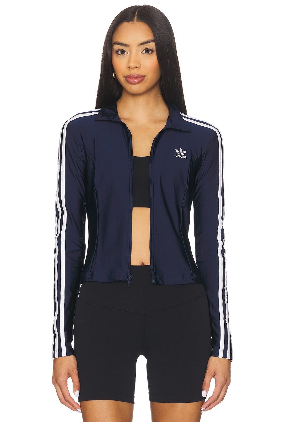 3 stripe slim track top