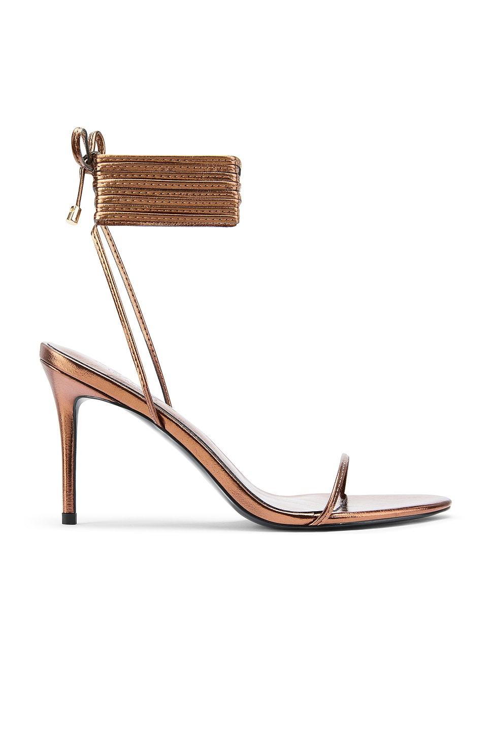 3.0 barely there lace up heel