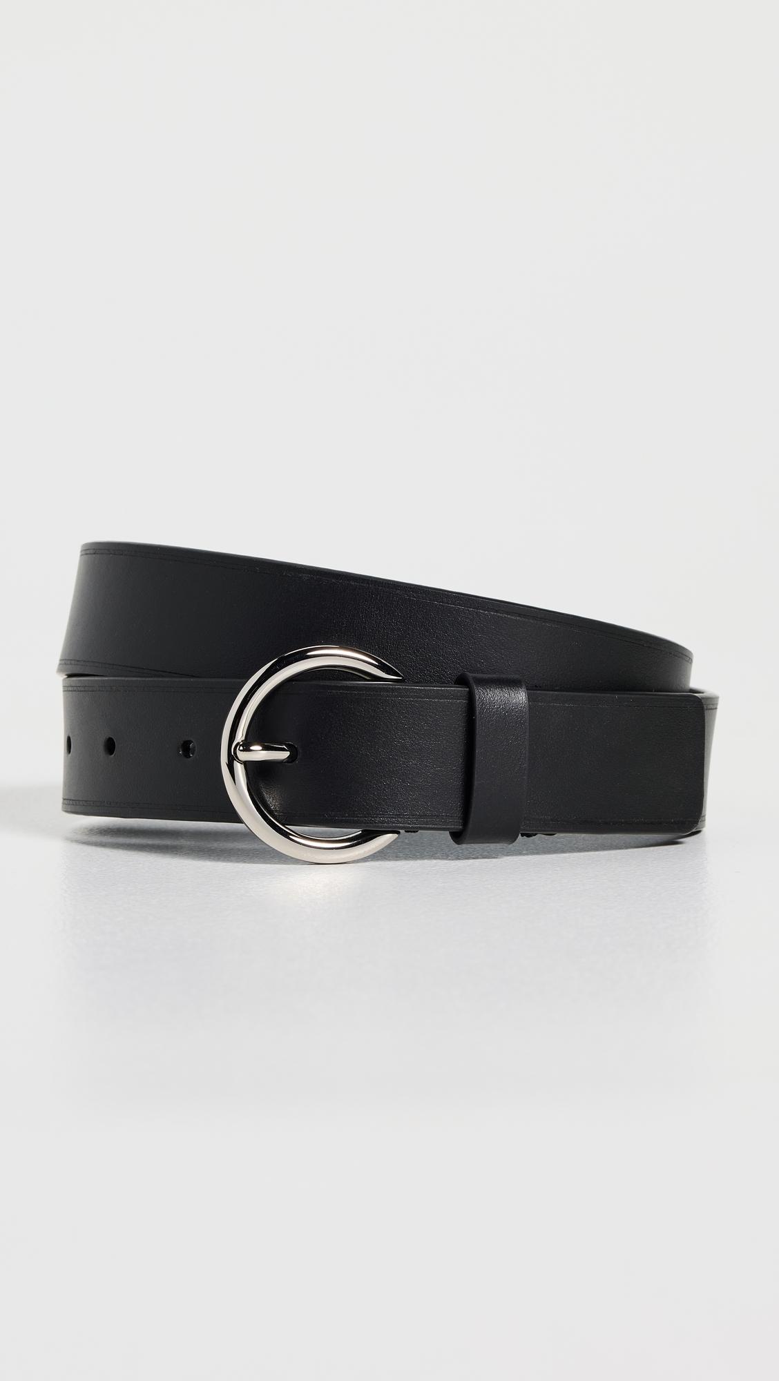 30mm flat ring belt with heat crease
