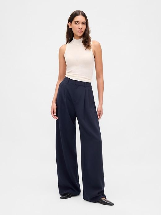 365 high rise pleated trousers