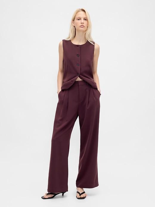 365 high rise pleated trousers